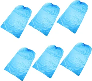ABOOFAN Boot Covers 50pcs Plastic Disposable Rainproof Overshoes Washable High Tube Shoes Covers