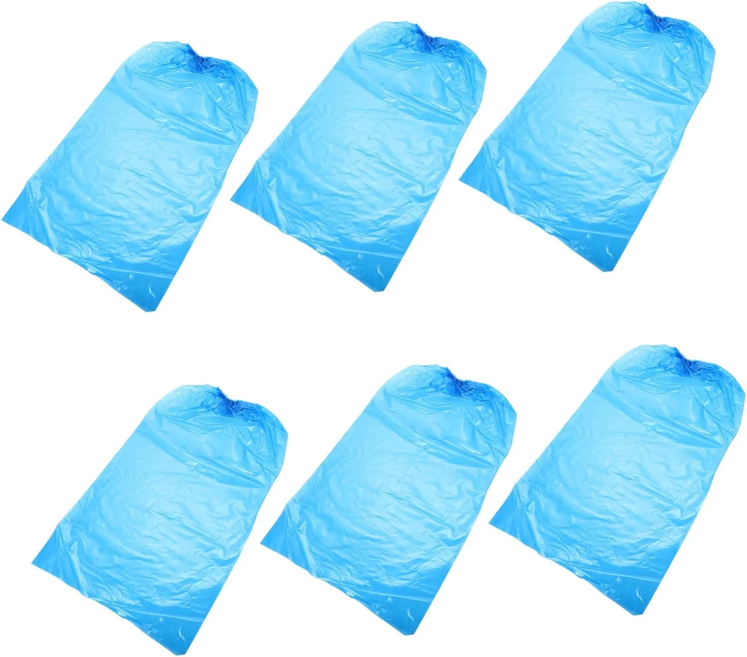 ABOOFAN Boot Covers 50pcs Plastic Disposable Rainproof Overshoes Washable High Tube Shoes Covers