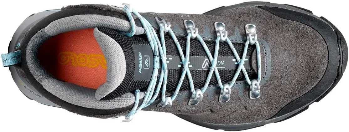 ASOLO Women's ACADIA MID LTH GTX Lace-Up Ankle-High Outdoor Hiking Boots with Water-Resistant Suede Upper, Breathable Lining