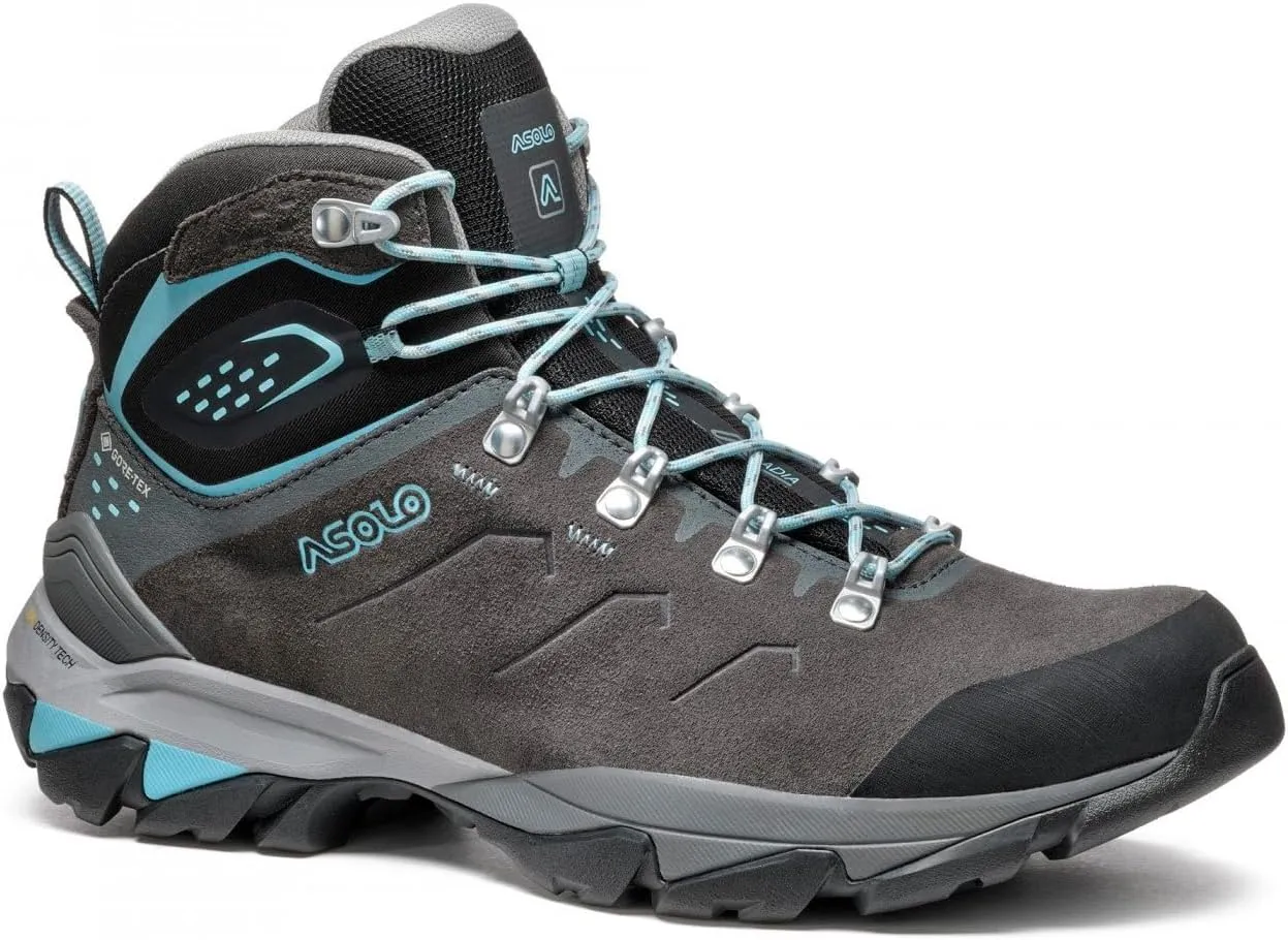 ASOLO Women's ACADIA MID LTH GTX Lace-Up Ankle-High Outdoor Hiking Boots with Water-Resistant Suede Upper, Breathable Lining