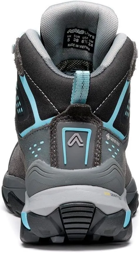 ASOLO Women's ACADIA MID LTH GTX Lace-Up Ankle-High Outdoor Hiking Boots with Water-Resistant Suede Upper, Breathable Lining
