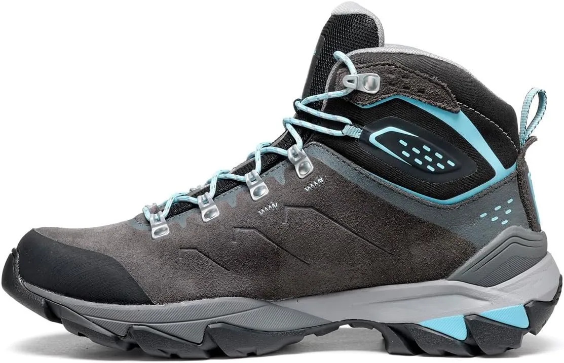 ASOLO Women's ACADIA MID LTH GTX Lace-Up Ankle-High Outdoor Hiking Boots with Water-Resistant Suede Upper, Breathable Lining