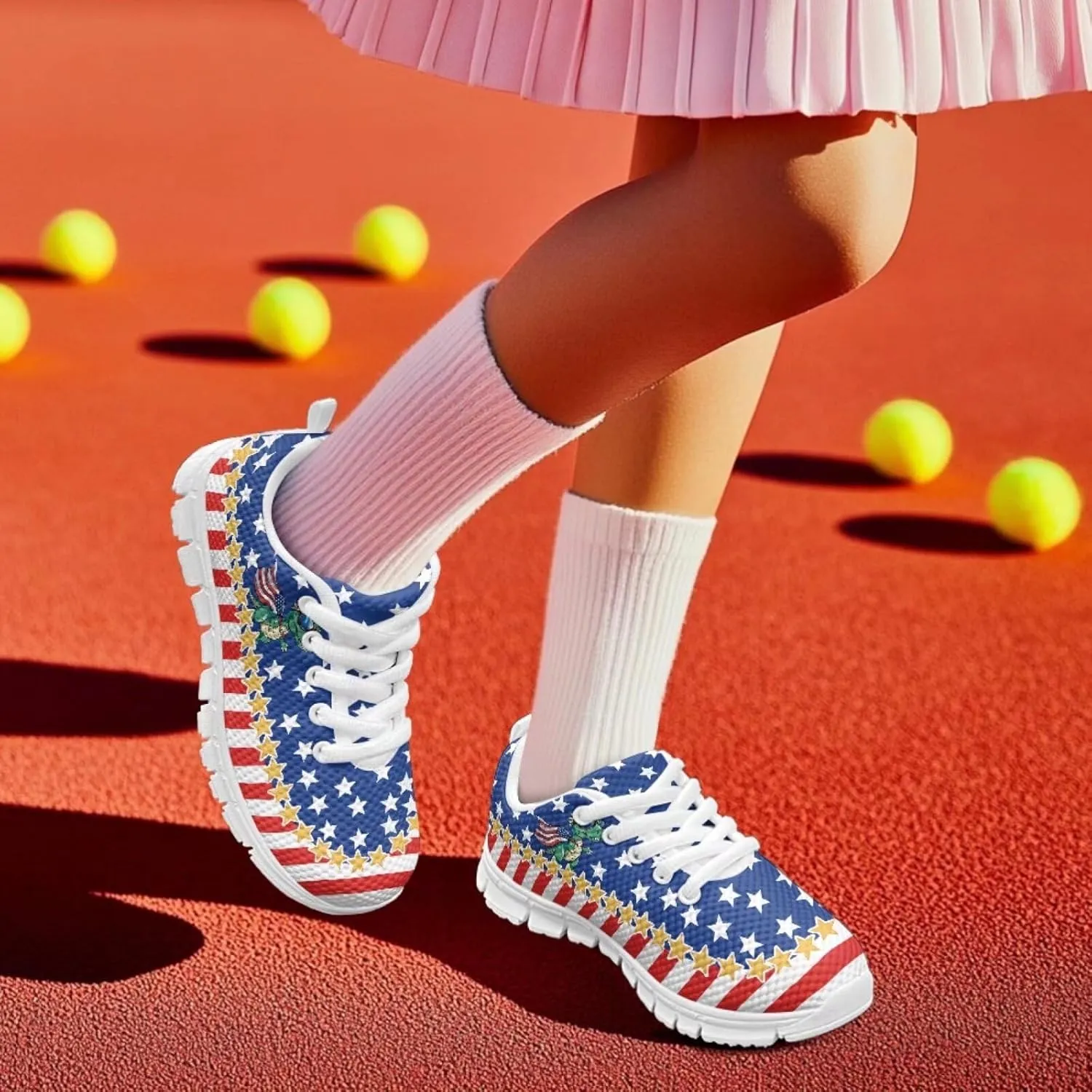 Belidome Boys Girls Kids Sneakers Knitted Mesh Sports Shoes Lightweight Breathable for Running Walking Hiking