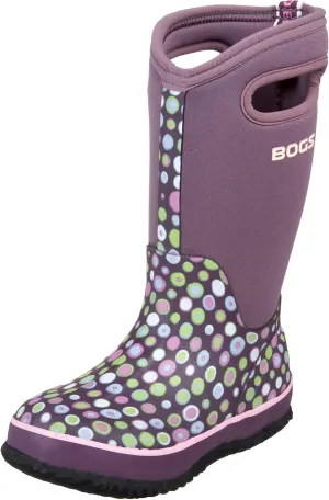 BOGS Unisex-Child Classic High Waterproof Insulated Rubber Neoprene Rain Boot