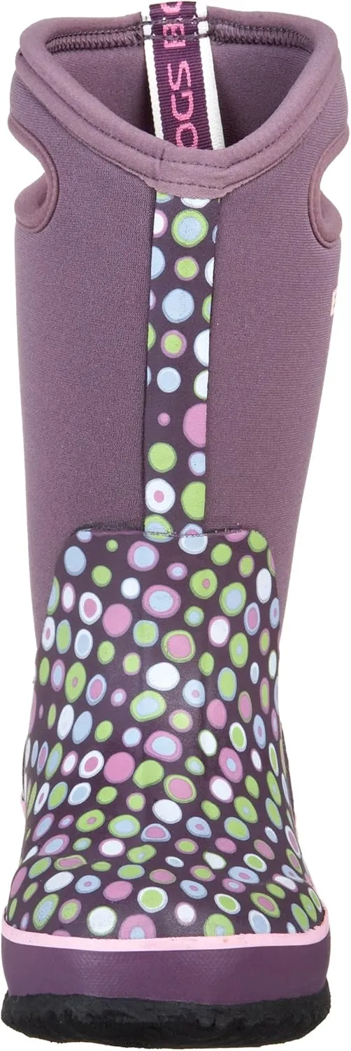 BOGS Unisex-Child Classic High Waterproof Insulated Rubber Neoprene Rain Boot
