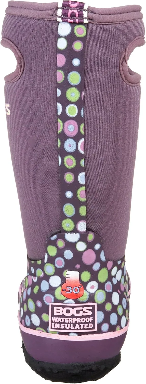 BOGS Unisex-Child Classic High Waterproof Insulated Rubber Neoprene Rain Boot
