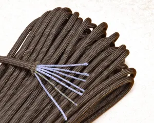 Bored Paracord 550lb Paracord/Parachute Cord - Genuine Mil Spec Type III 550lb Paracord Used by The US Military (MIl-C-5040) - 100% Nylon - Made in The USA - Coyote Brown