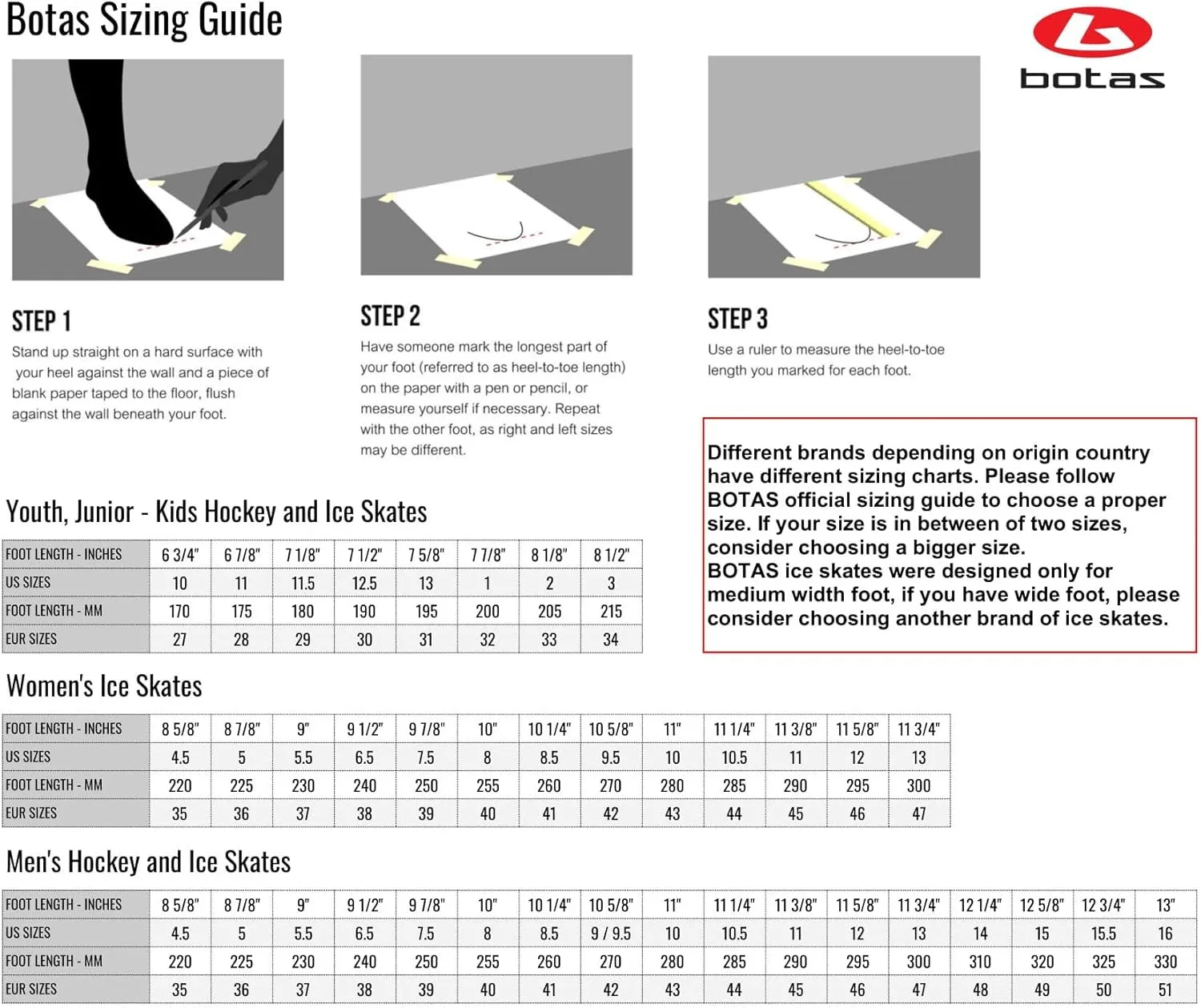 Botas - Model: Robin/Made in Europe (Czech Republic) / Figure Ice Skates for Men, Boys/Color: Black