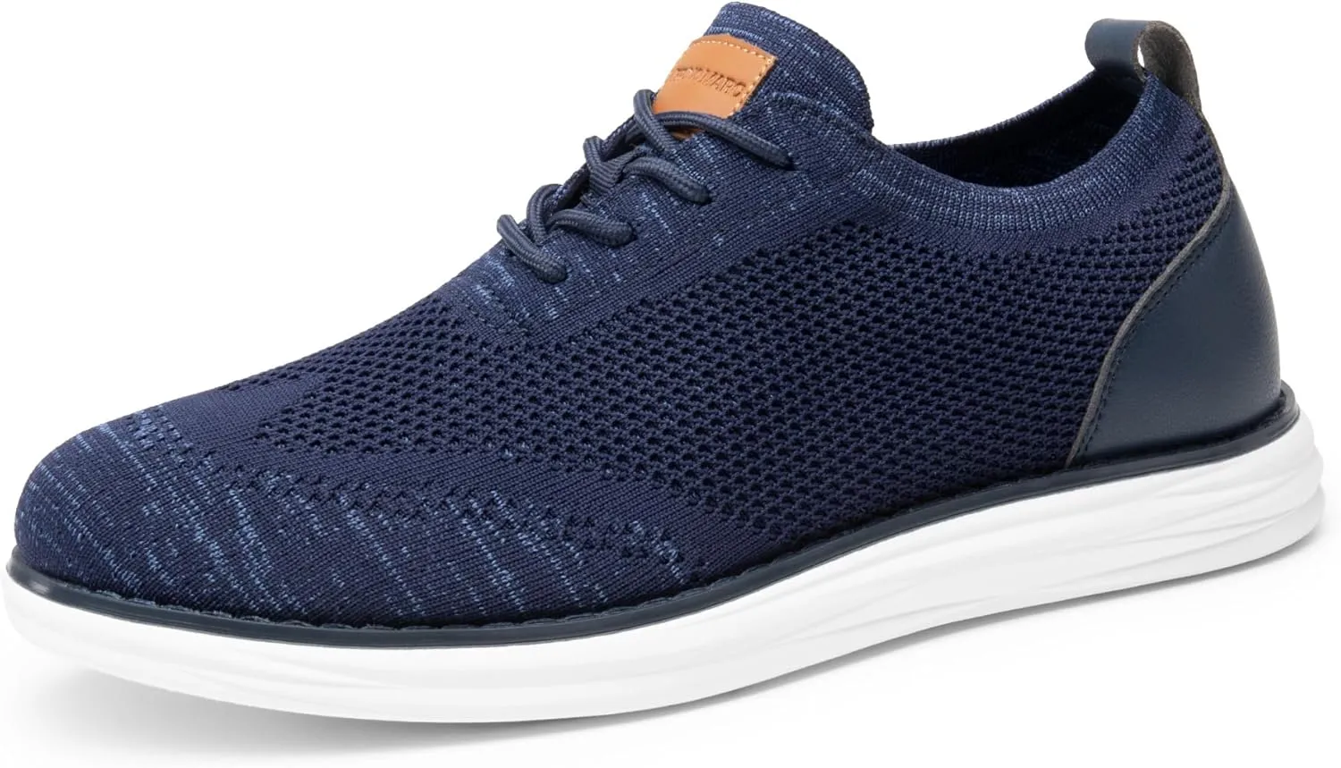 Bruno Marc Men's KnitFlex Breeze Mesh Sneakers Oxfords Lace-Up Lightweight Casual Walking Shoes