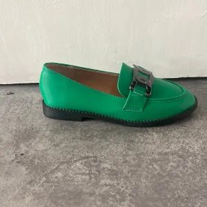 Buckle loafer  green