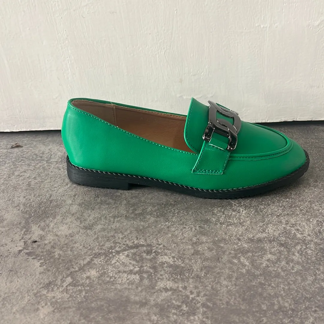 Buckle loafer  green