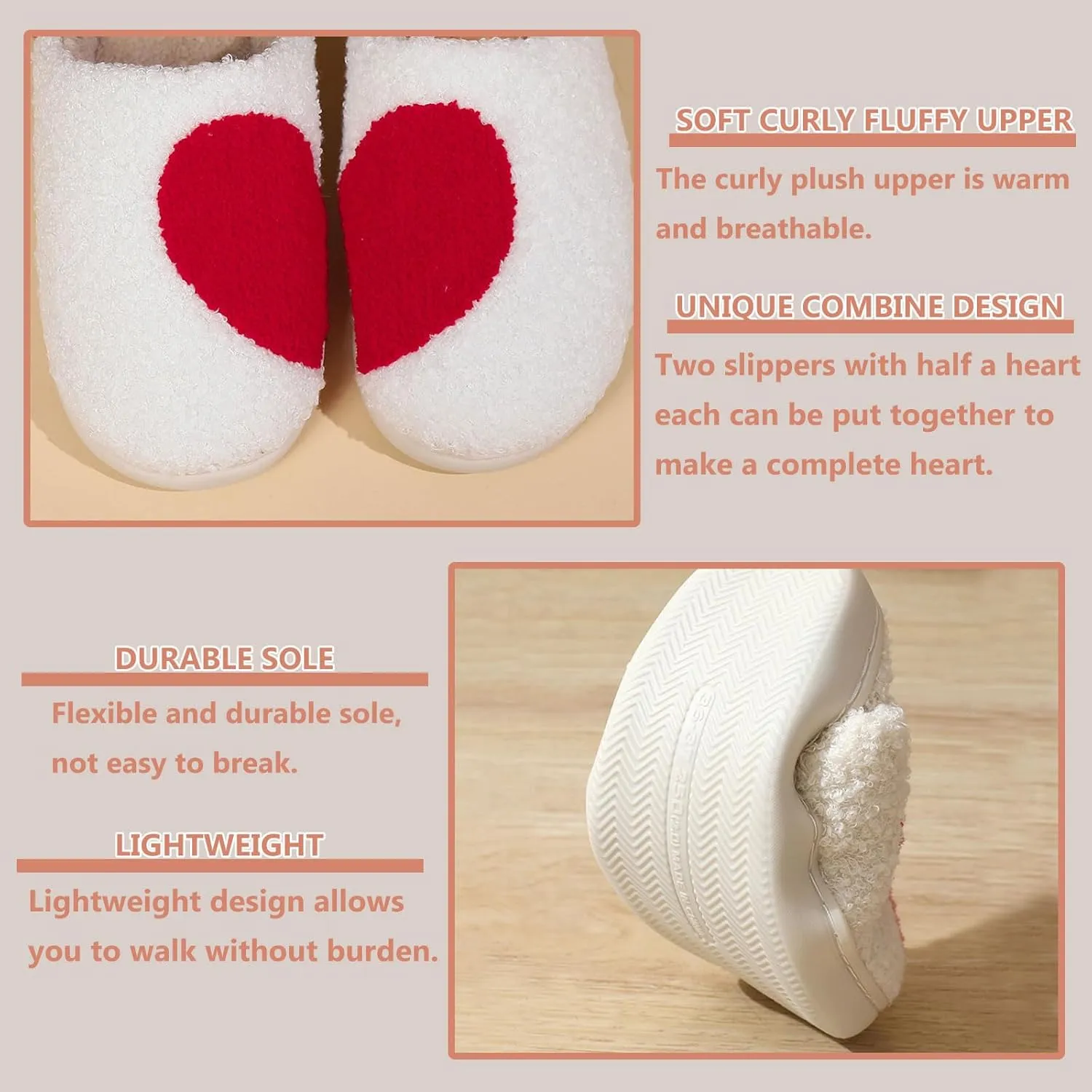 Cartoon Slippers for Womens Mens Cute Cozy Plush Warm Slip-on House Shoes for Indoor and Outdoor Meet Me at Midnight Strawberry Mushroom Evil Eyes Love Heart Slippers