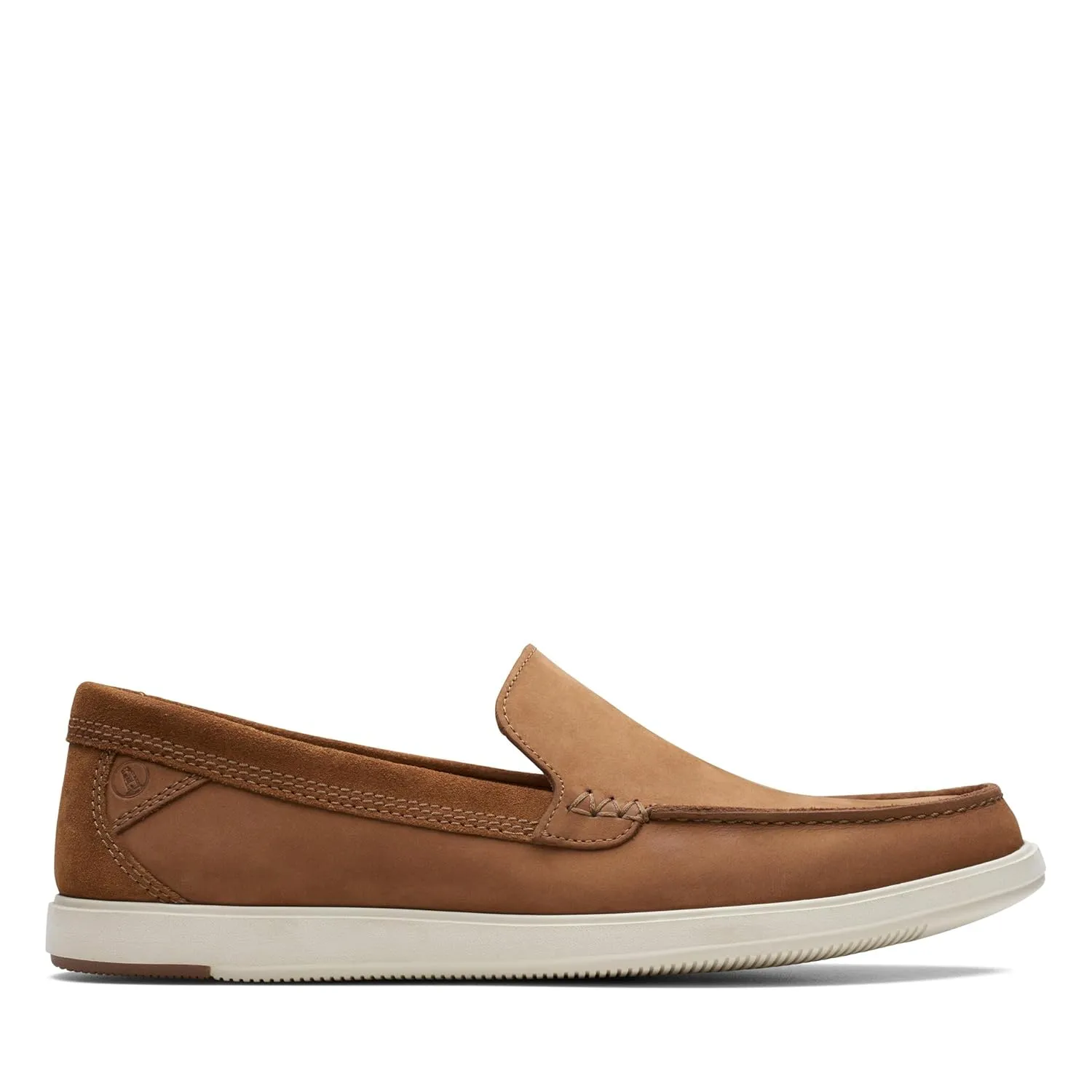 Clarks Men's Bratton, Dark Tan Nubuck, 7.5 US