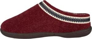 Clarks Womens Wool Felt Clog Slippers JMH1319T - Warm Cozy Plush Faux Fur Lined - Indoor Outdoor House Slipper for Women