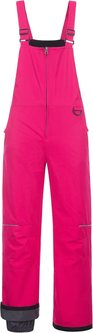 CREATMO US Girl's Snow Bibs Kids Ski Pants Waterproof Insulated Winter Overalls