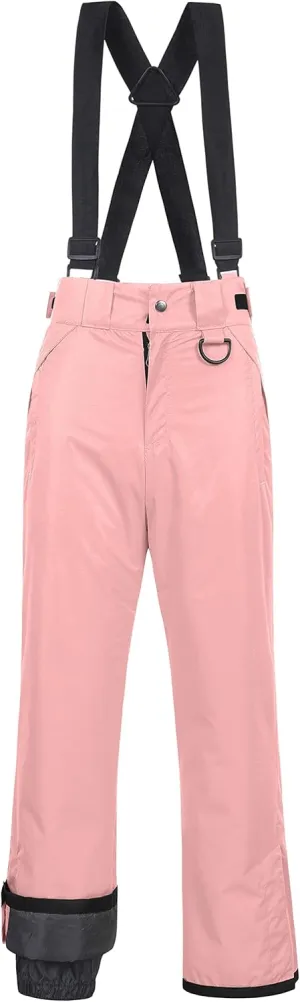 CREATMO US Women's Snow Pants Ski Bibs Waterproof Insulated Winter Snowboard