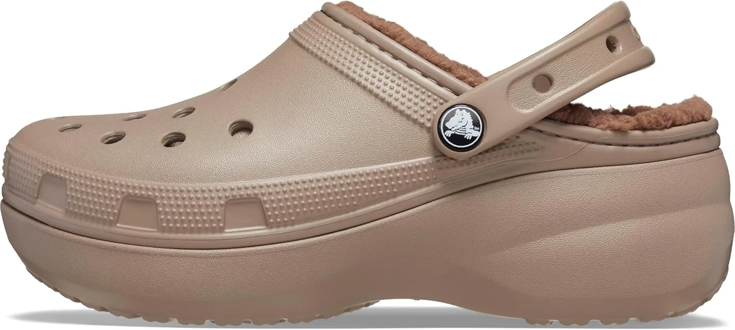 Crocs Womens Classic Lined Platform Clogs