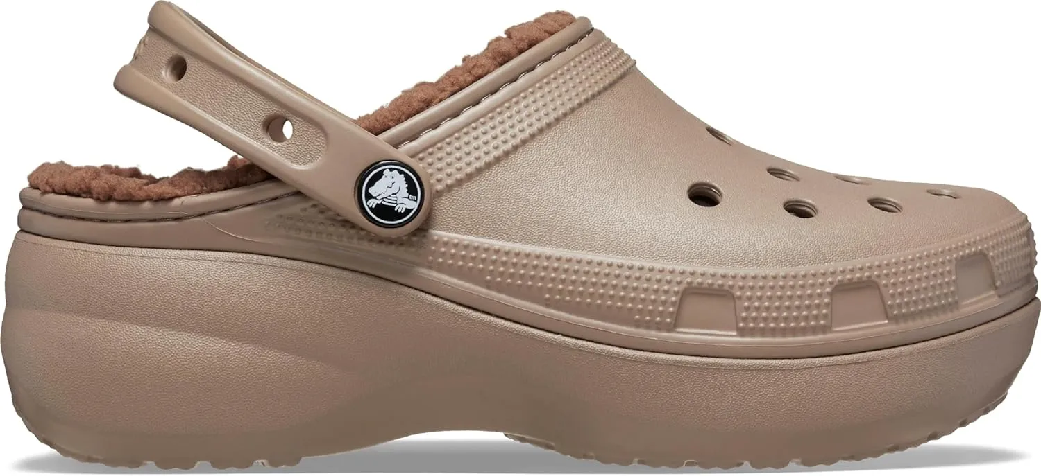 Crocs Womens Classic Lined Platform Clogs
