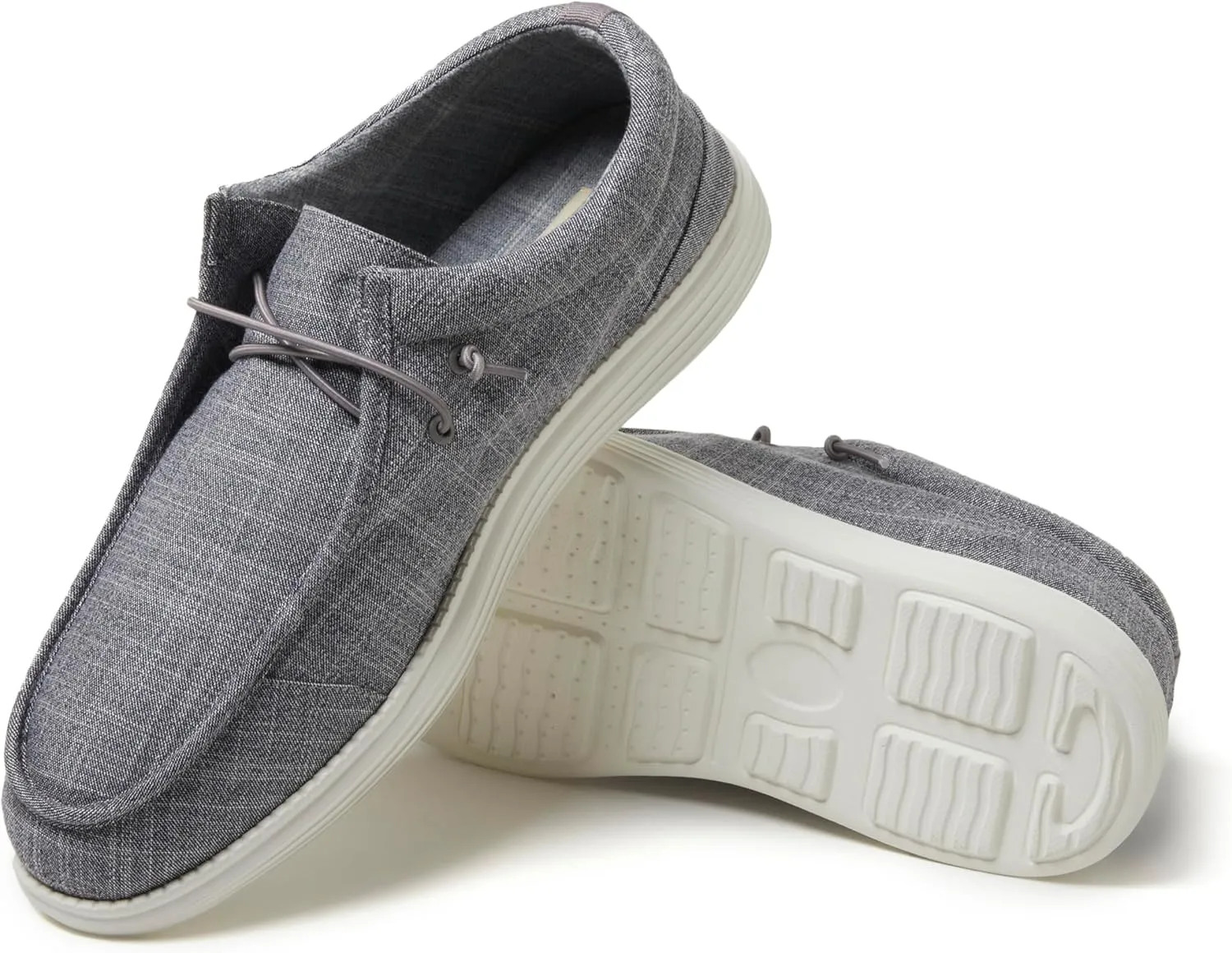 Dearfoams Men's Rhett Lightweight Washable Slip on Closed Black Sneaker