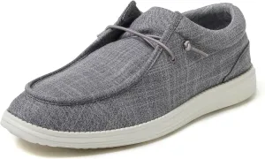 Dearfoams Men's Rhett Lightweight Washable Slip on Closed Black Sneaker