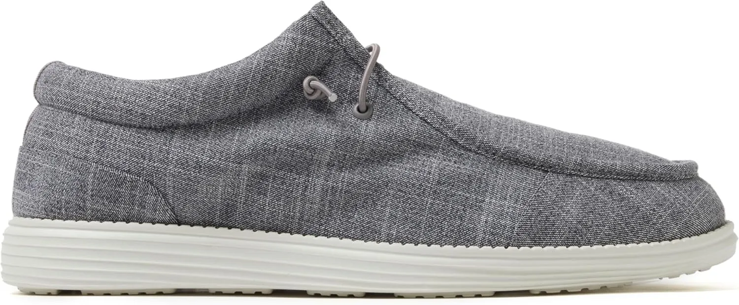 Dearfoams Men's Rhett Lightweight Washable Slip on Closed Black Sneaker