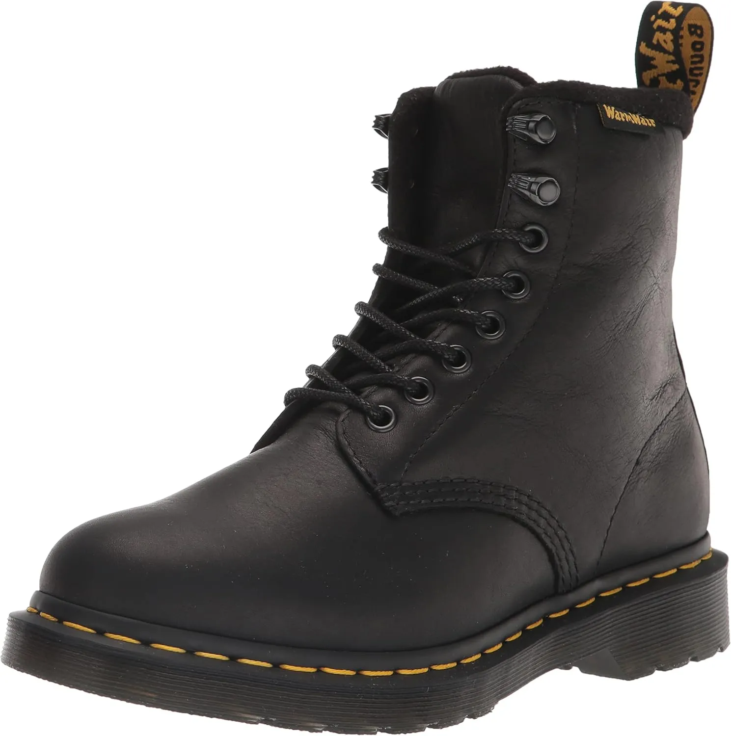 Dr. Martens Unisex 1460 Pascal Fashion Boot, Black Valor WP, 11 US Women