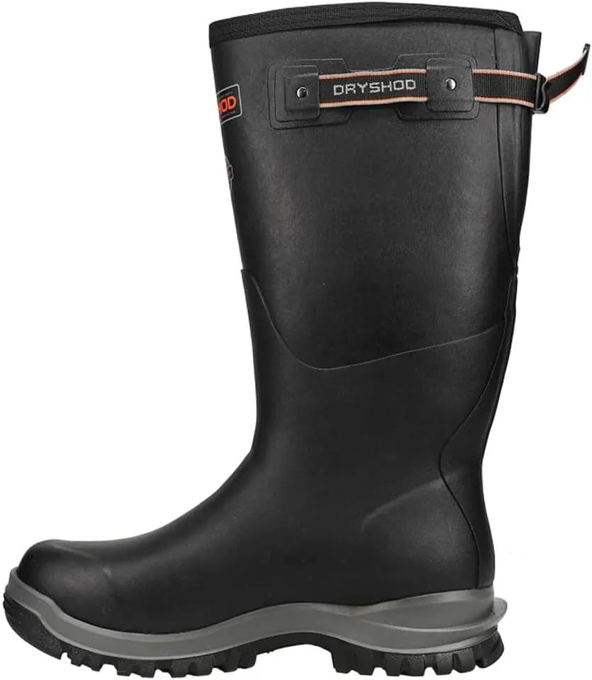 Dryshod Men's Legend MXT Gusset Outdoor Rubber Boot | Black| Waterproof