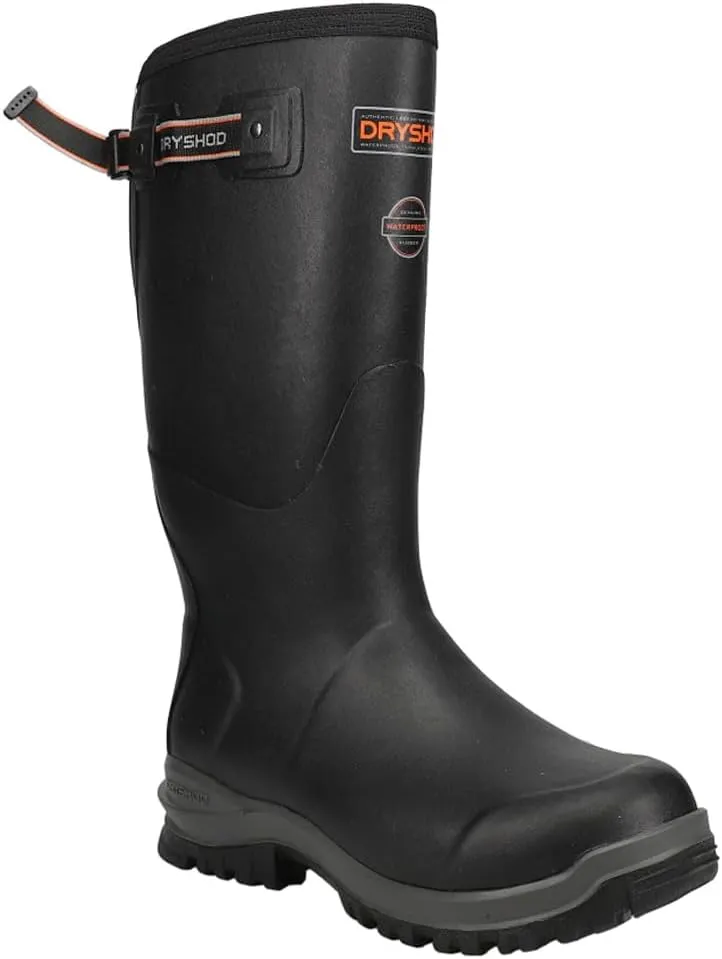 Dryshod Men's Legend MXT Gusset Outdoor Rubber Boot | Black| Waterproof