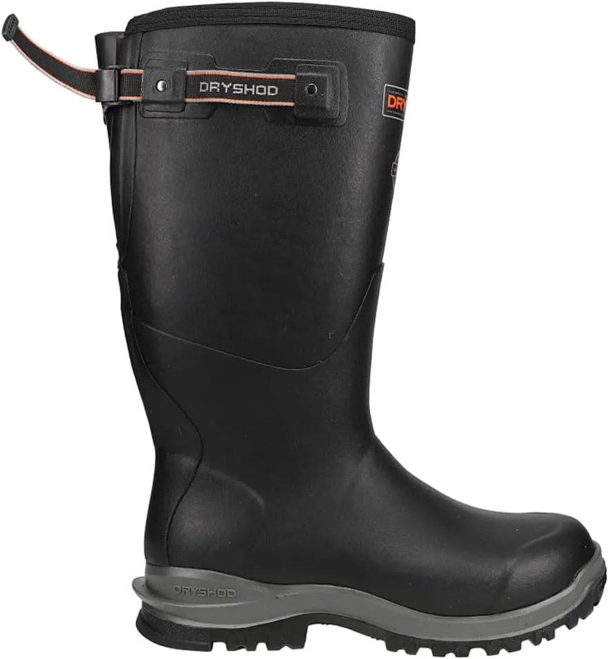 Dryshod Men's Legend MXT Gusset Outdoor Rubber Boot | Black| Waterproof