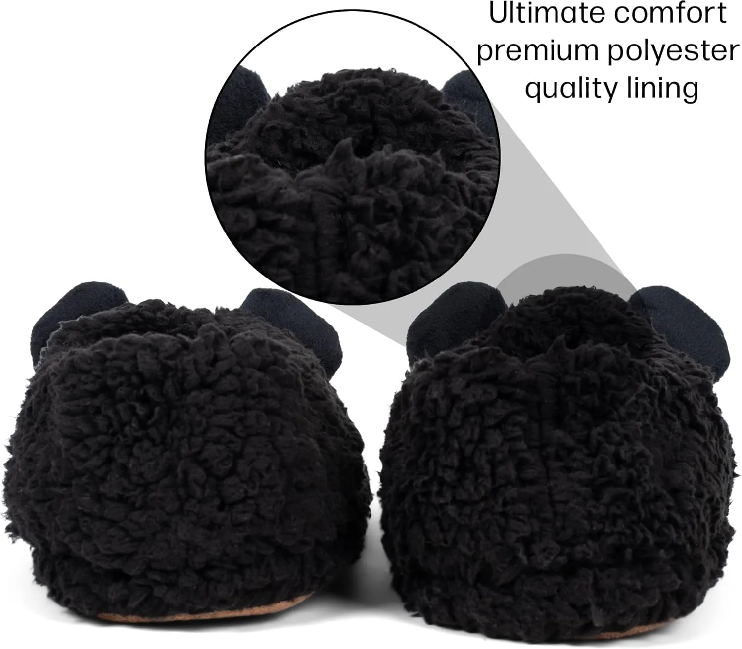 Elanze Designs Womens Animal Cozy Indoor Plush Lined Non Slip Fuzzy Soft Slipper