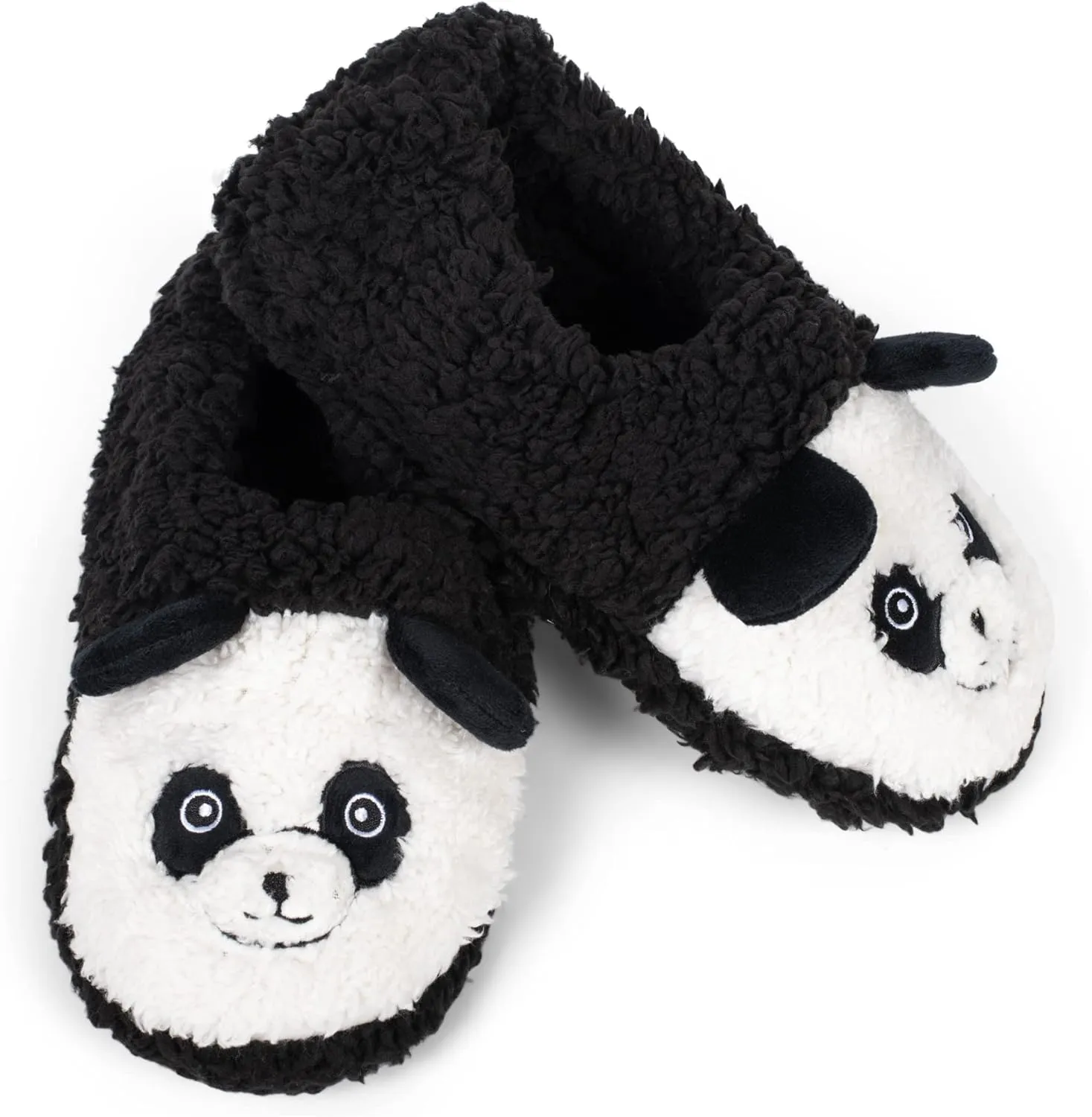 Elanze Designs Womens Animal Cozy Indoor Plush Lined Non Slip Fuzzy Soft Slipper