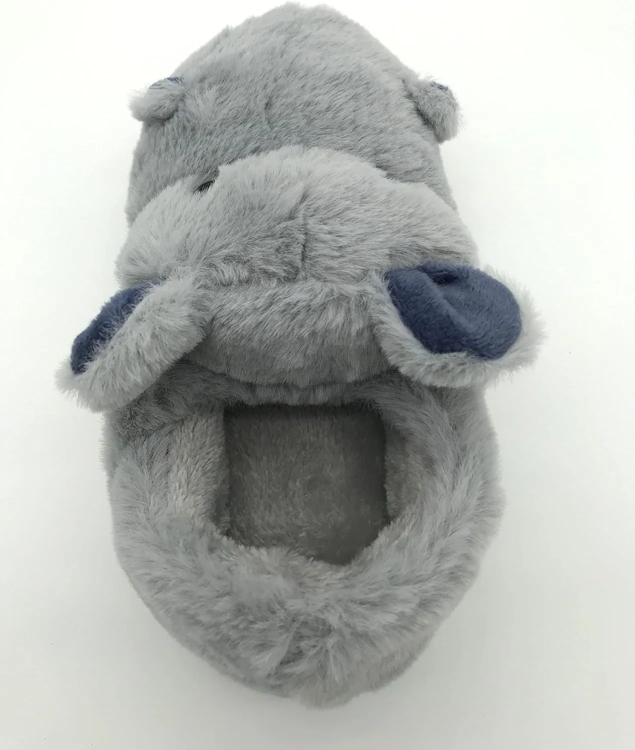 Furry Hippo Kids Slippers - Toddlers House Slippers For Kids Boys & Girls