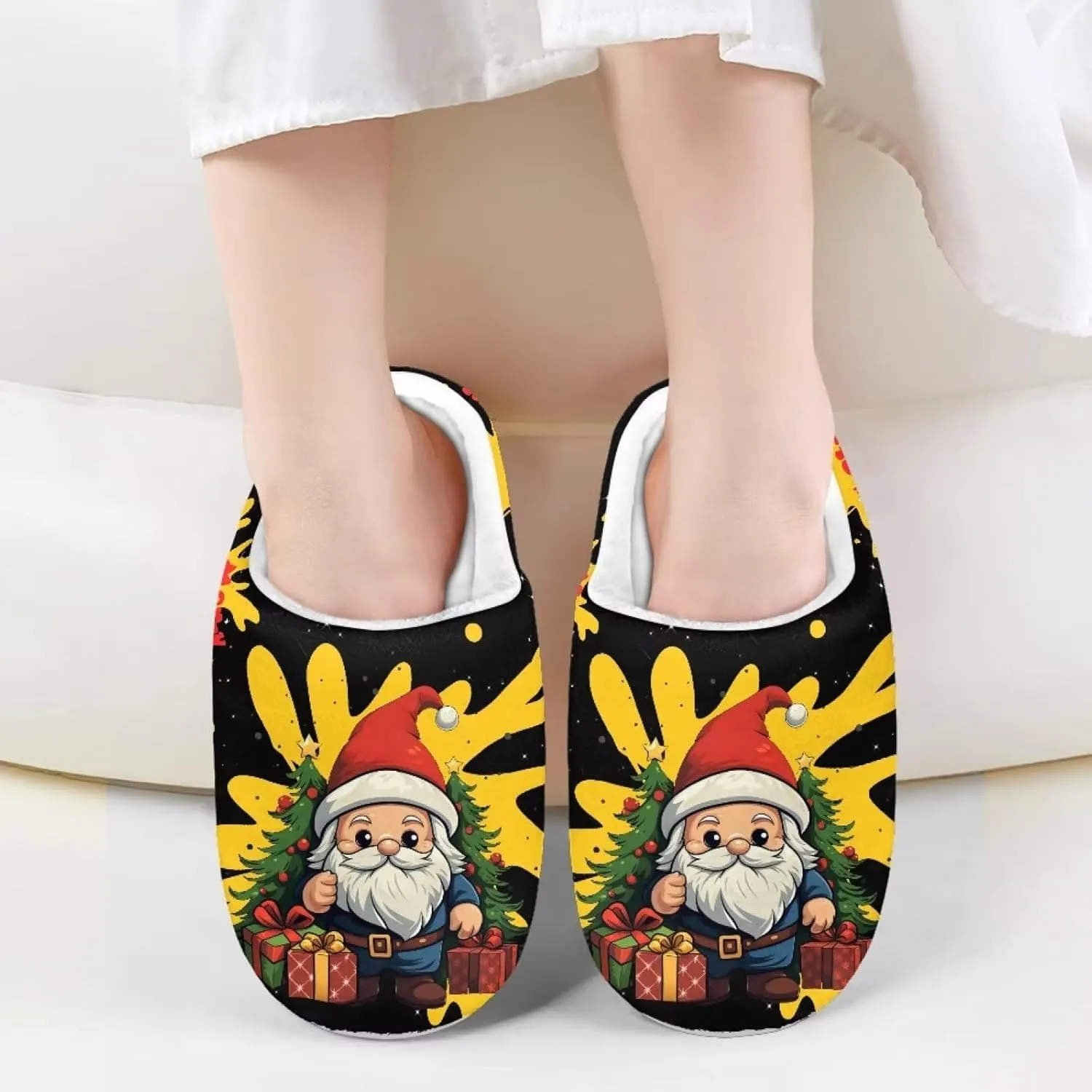 Girls Boys House Slippers US 9-US 14.9 Warm Plush Slippers House Bedroom Shoes Cozy Kids Shoes