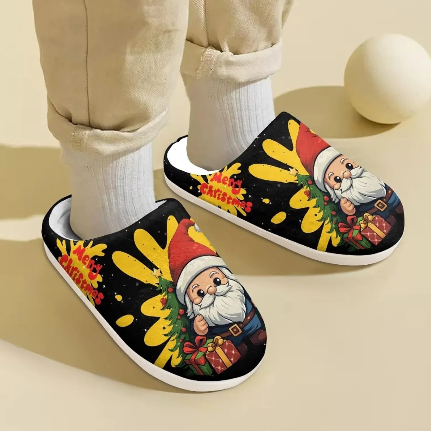 Girls Boys House Slippers US 9-US 14.9 Warm Plush Slippers House Bedroom Shoes Cozy Kids Shoes