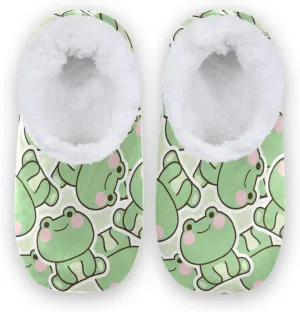House Slippers Fuzzy Memory Foam Soft Slipper Socks for Woman Men