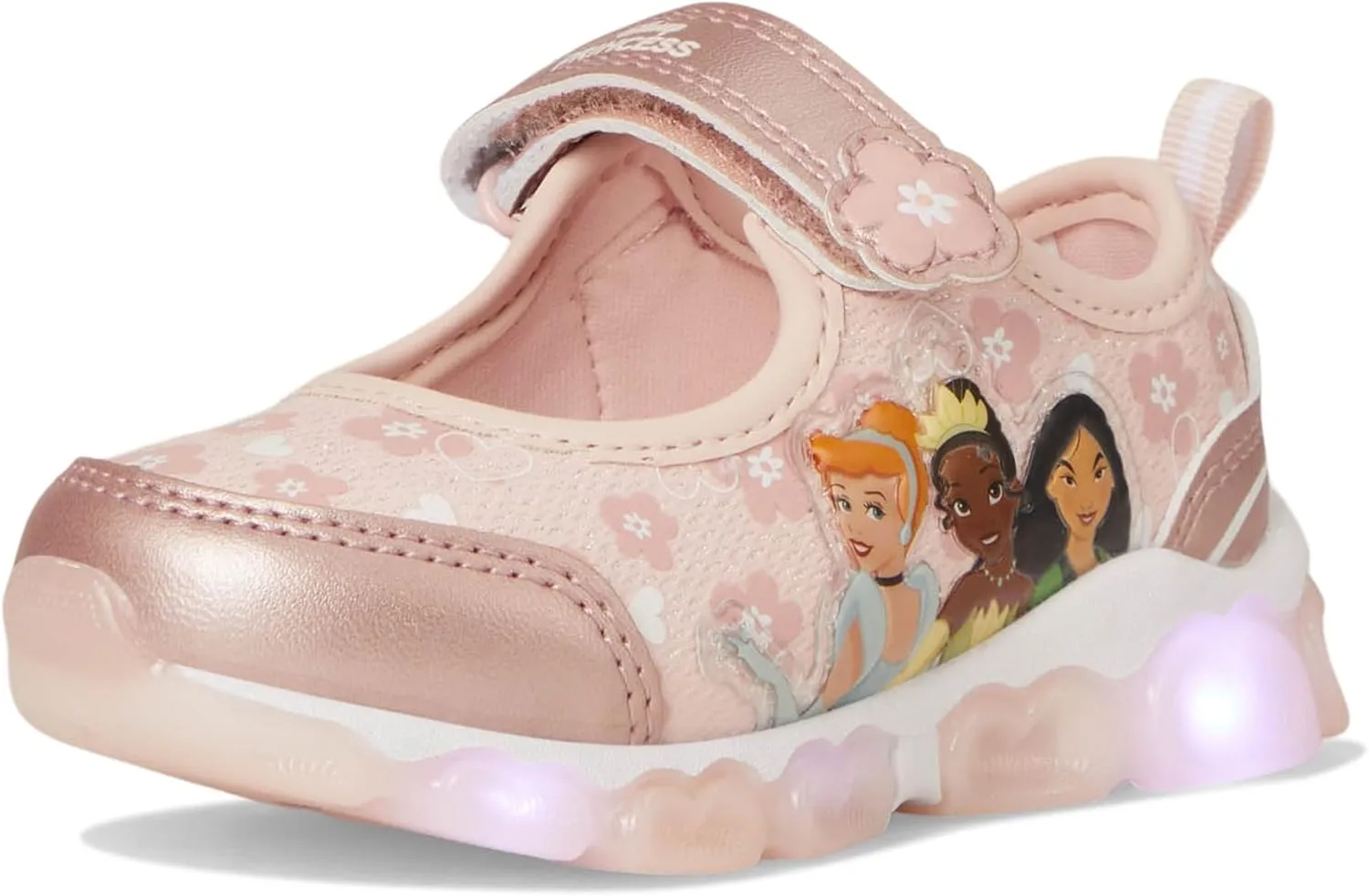 Josmo Girl's Disney Princess Lighted Maryjane (Little Kid) Sneaker