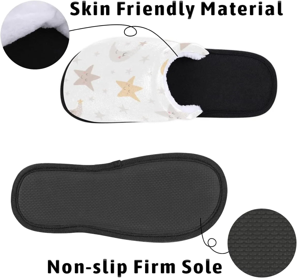 Kawaii Sushi Soft Women Slippers Cozy House Shoes Lightweight Fuzzy Slippers Memory Foam Slippers for Women Indoor and Outdoor