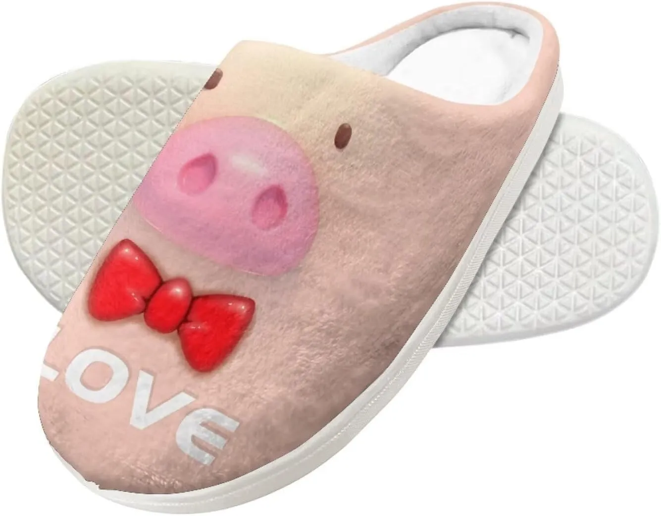 Kids Animal Cotton Slippers Slip-On Cozy Plush Slippers Cozy Anti-Skid Breathable Outdoor Home Slipper for Kids