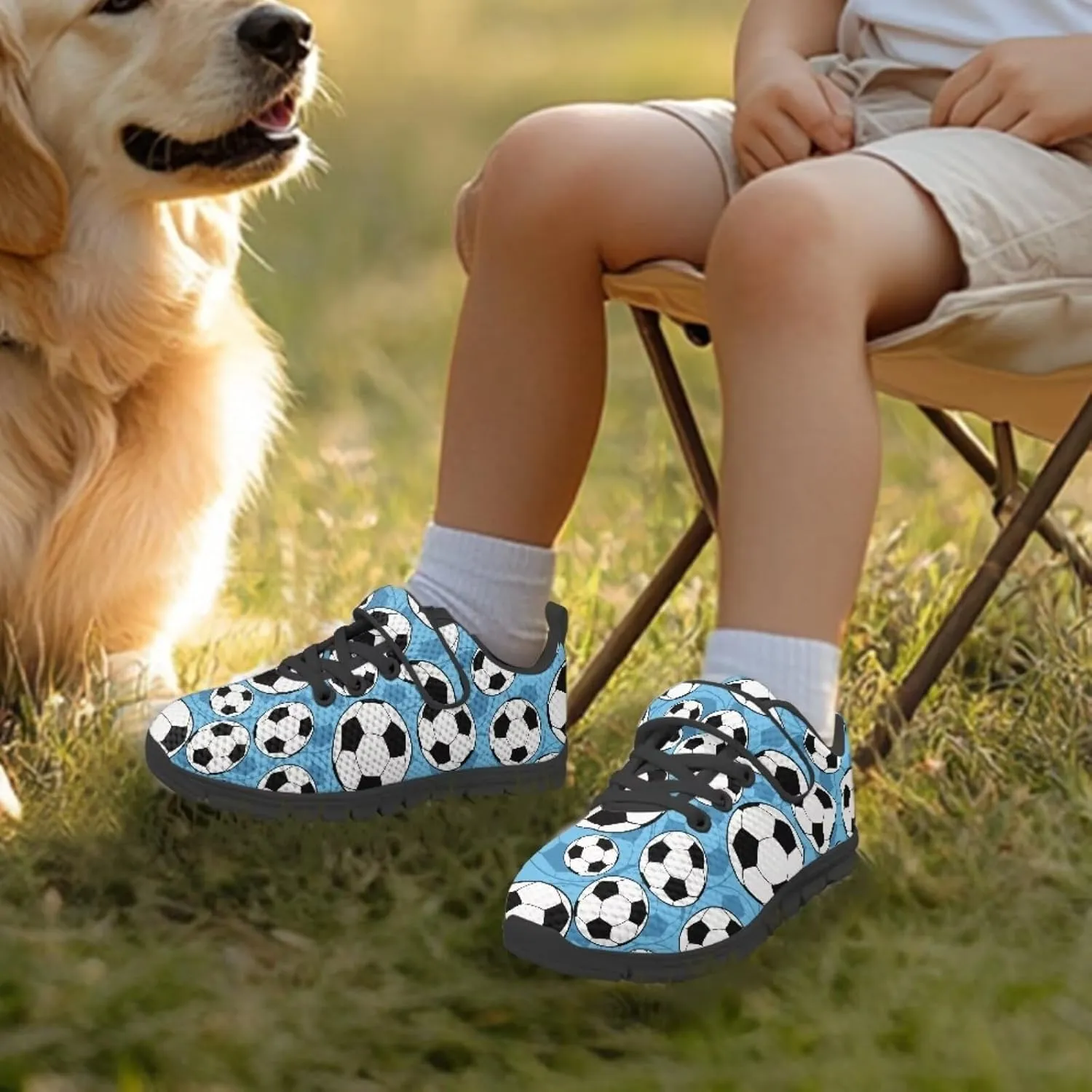 Kids Shoes Boys Girls Mesh Sneakers Fashion Back to School Shoes Anti Skid Lace Up