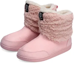 Men Women Slipper Boots Winter Indoor Outdoor Bootie Slippers Plush Fleece Memory Foam House Shoes