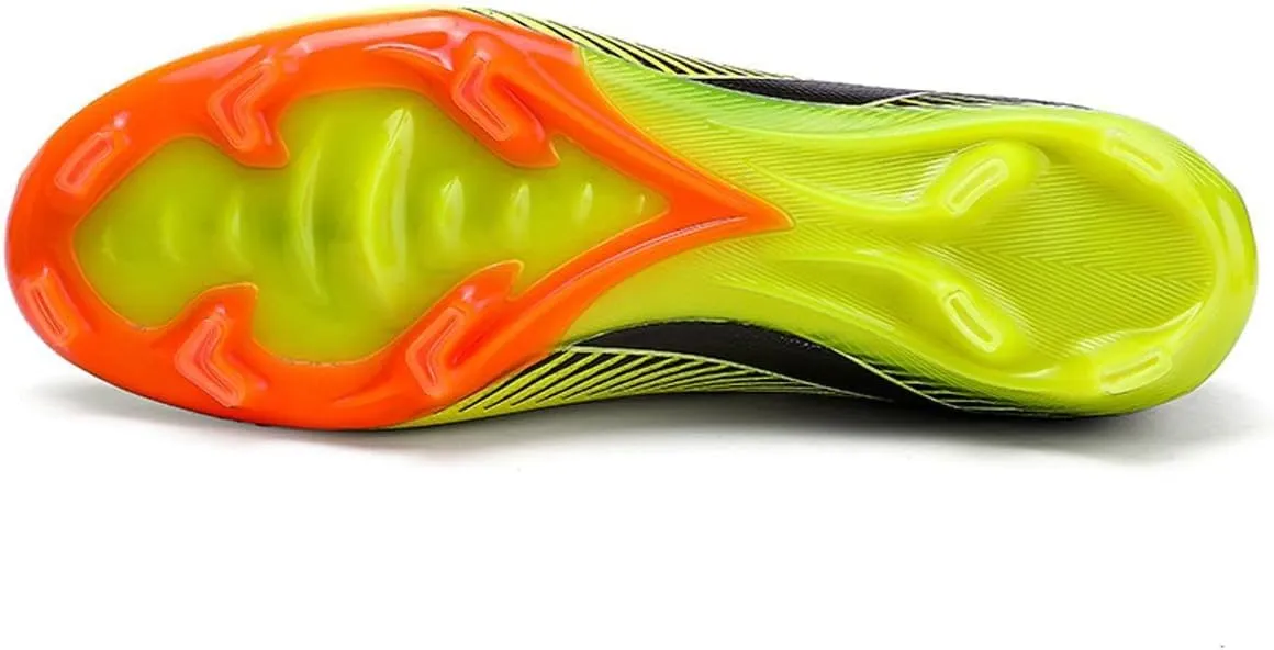 Men's and Women's Football Boots Football Shoes, Splint Spikes Sneakers Comfortable Adult Sports Outdoor/Indoor/Match/Training TF Football Shoes