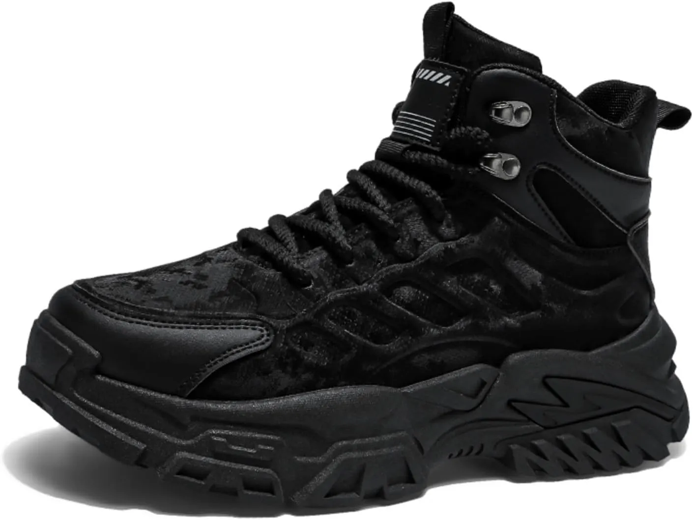 Men'S Waterproof Hiking Boots High Top - Non-Slip Durable Outdoor Sport Shoes With Shock Absorption For Camping/Travel Trail-Running & Comfort