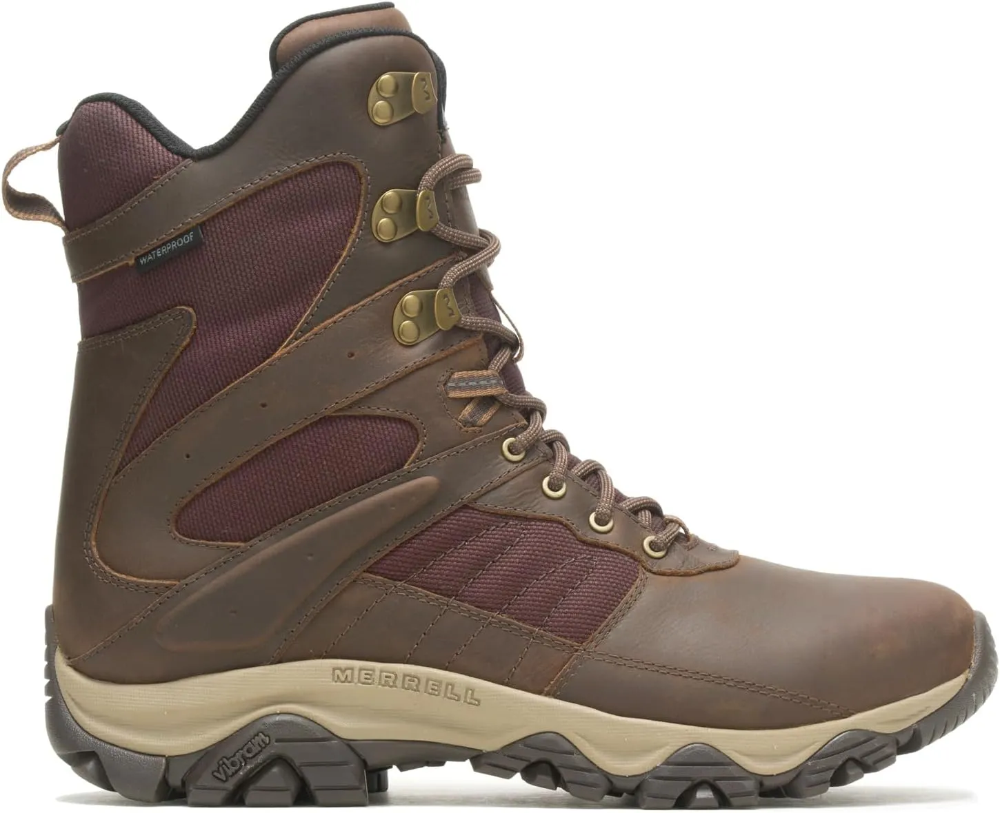 Merrell Men's, Moab 2 Timber 8in Waterproof Boot