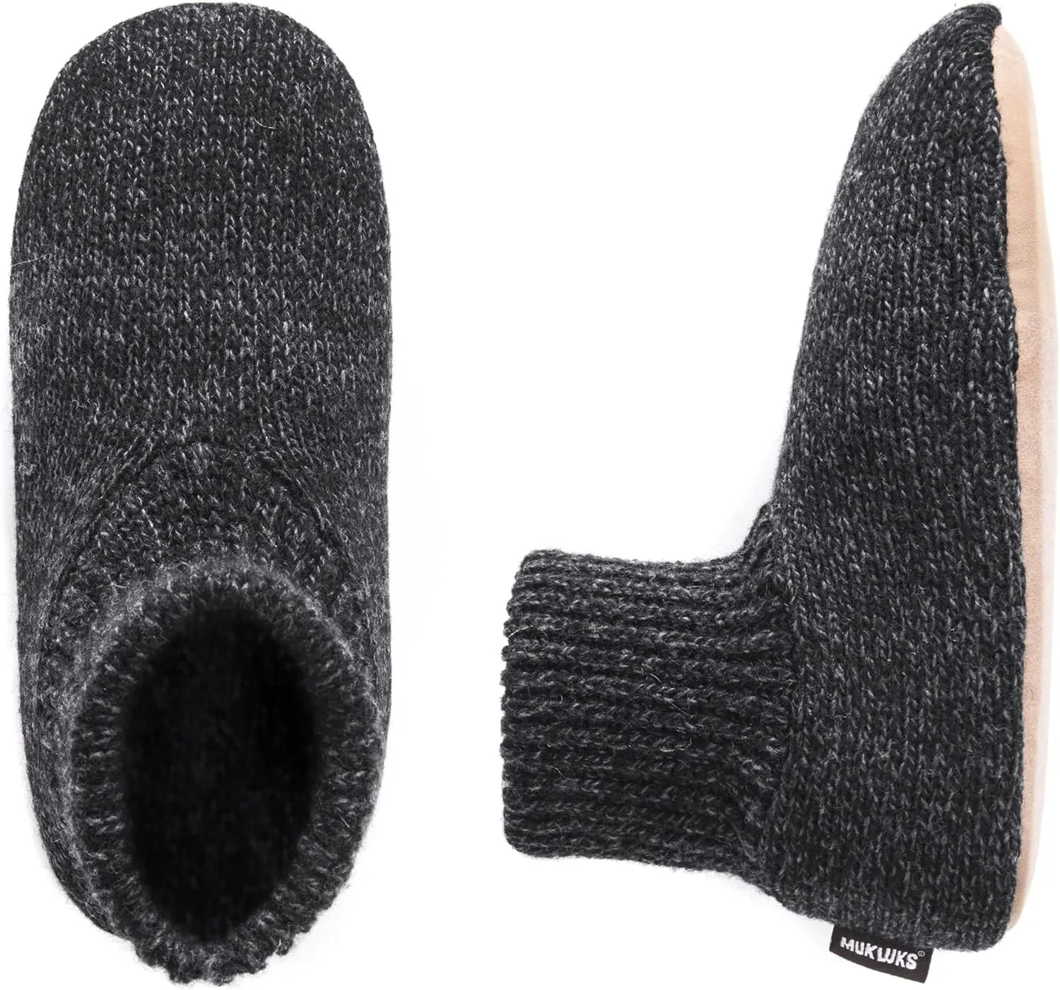 MUK LUKS Men's Morty Ragg Wool Slipper