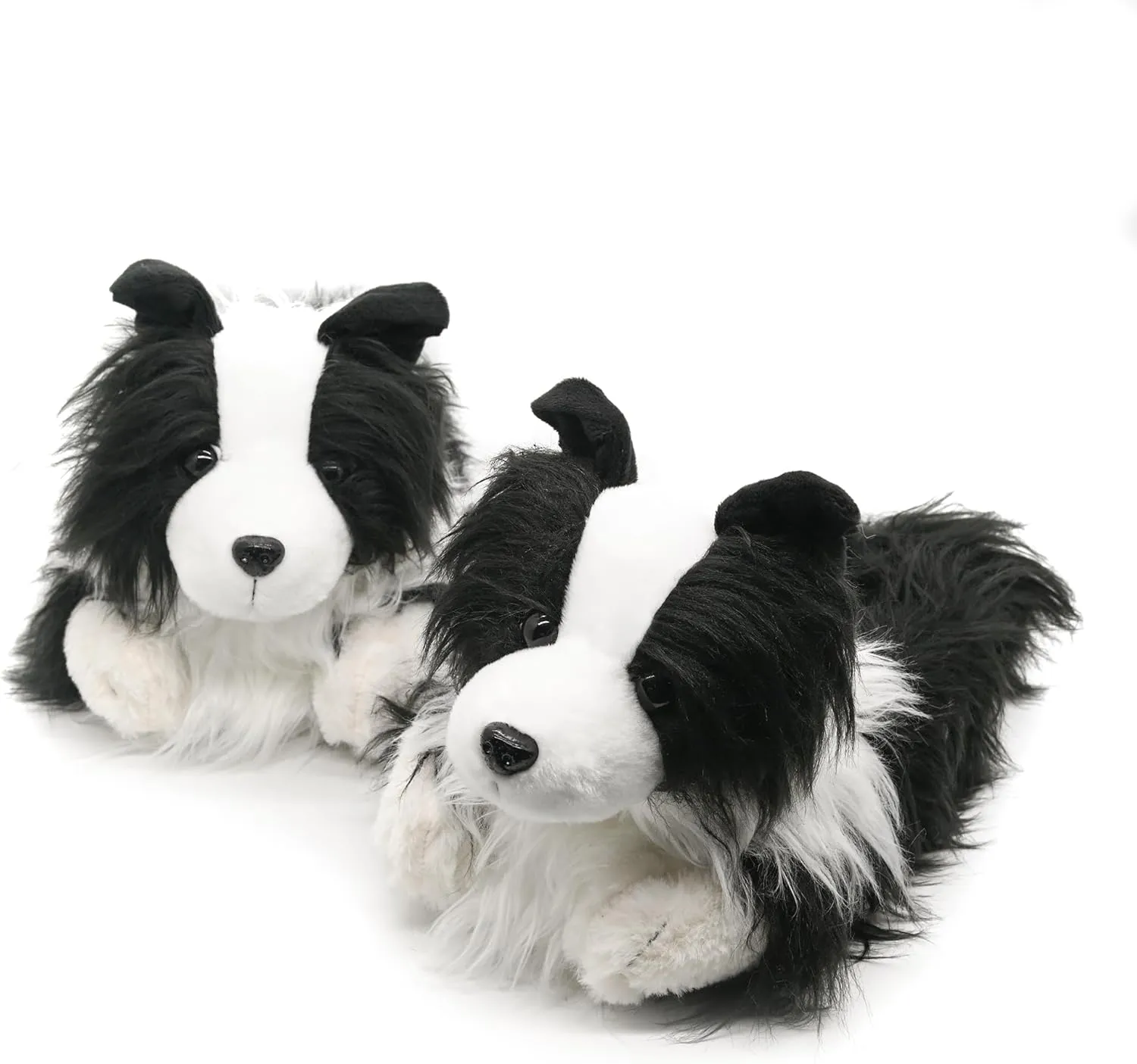 Onmygogo Fuzzy Winter Animal Dog House Slippers for Men and Women
