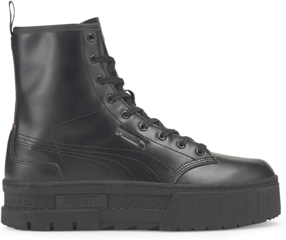 Puma - Womens Mayze Boot X Dua Lipa Shoes, Size: 6 M US, Color: Puma Black