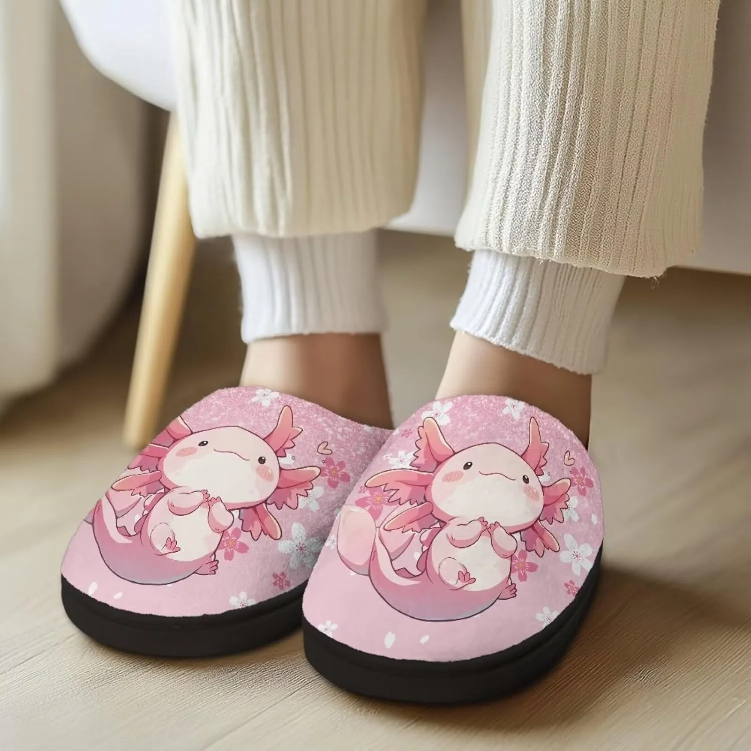 Showudesigns Slippers for Women Men Size 4-12 Winter House Slipper