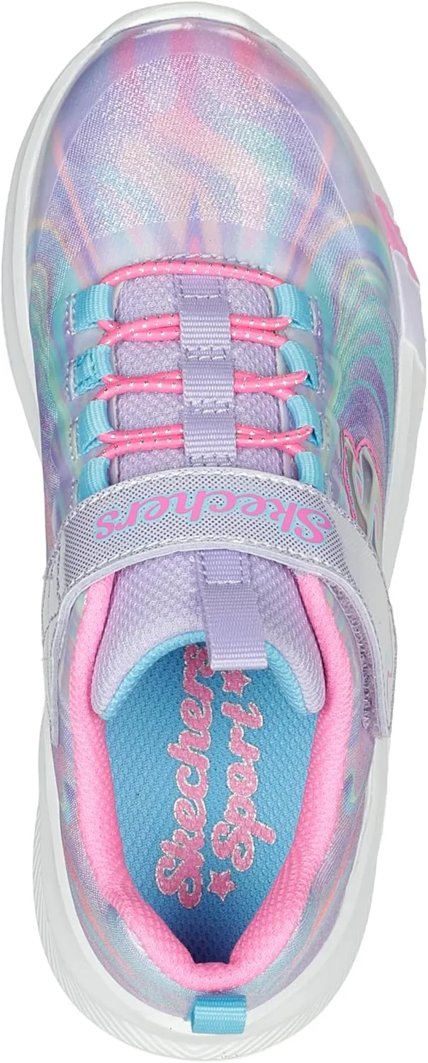 Skechers Girls' Dreamy Lites Swirly Sweets Sneaker