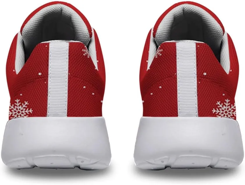 Sonzj-II Christmas Shoes Women Running Shoes Men Lightweight Walking Sneakers Mesh Athletic Sport Shoes
