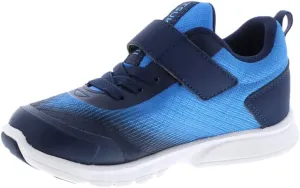 TSUKIHOSHI 3704 Turbo Strap-Closure Machine Washable Child Sneaker Shoe with Wide Toe Box and Slip-Resistant, Non-Marking Outsole - for Toddlers and Little Kids, Ages 1-8